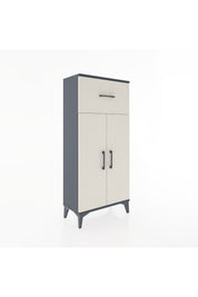 Hyperion Dolap 2 Raflı Tek Çekmeceli 2 Kapaklı 60x44x134 - S50M062V4B