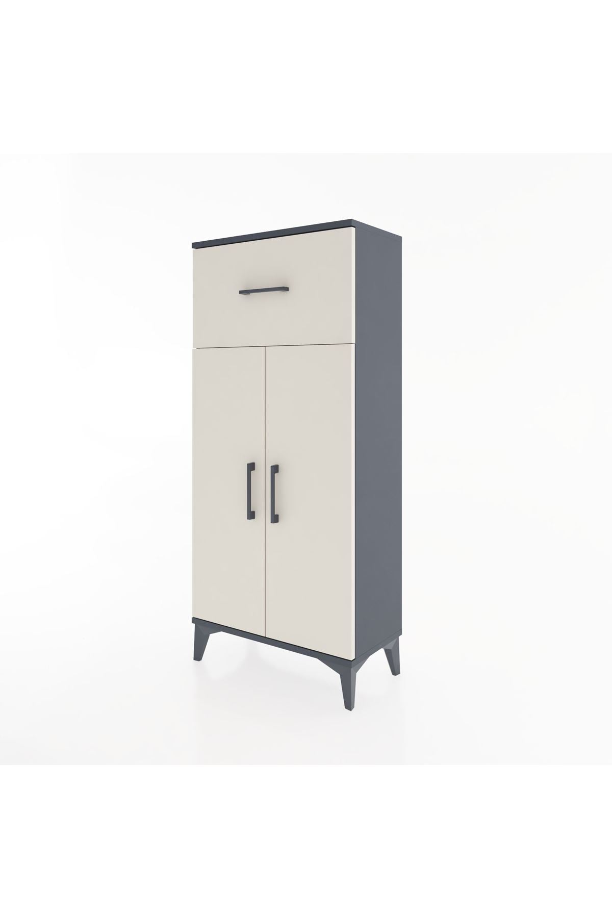 Hyperion Dolap 2 Raflı Tek Çekmeceli 2 Kapaklı 60x44x134 - S50M062V4B