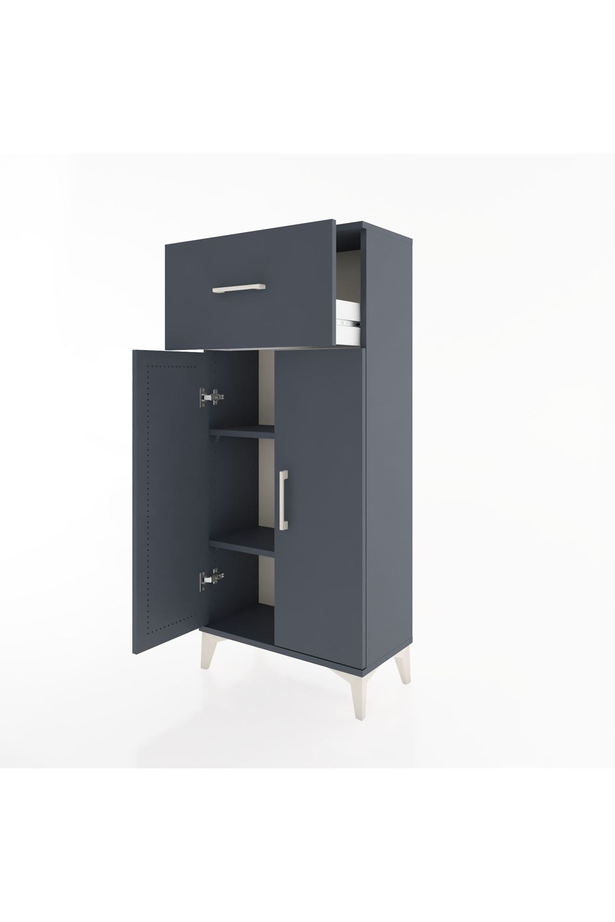 Hyperion Dolap 2 Raflı Tek Çekmeceli 2 Kapaklı 60x44x134 - S50M062V5B