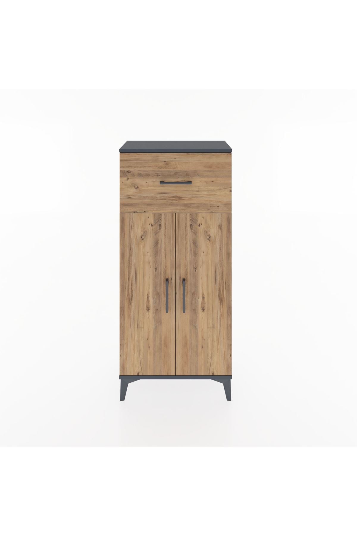 Hyperion Dolap 2 Raflı Tek Çekmeceli 2 Kapaklı 60x44x134 - S50M062V6B