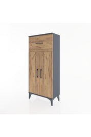 Hyperion Dolap 2 Raflı Tek Çekmeceli 2 Kapaklı 60x44x134 - S50M062V6B