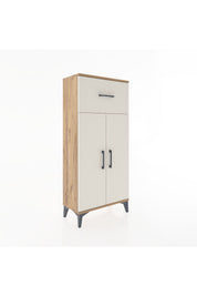 Hyperion Dolap 2 Raflı Tek Çekmeceli 2 Kapaklı 60x44x134 - S50M062V7B