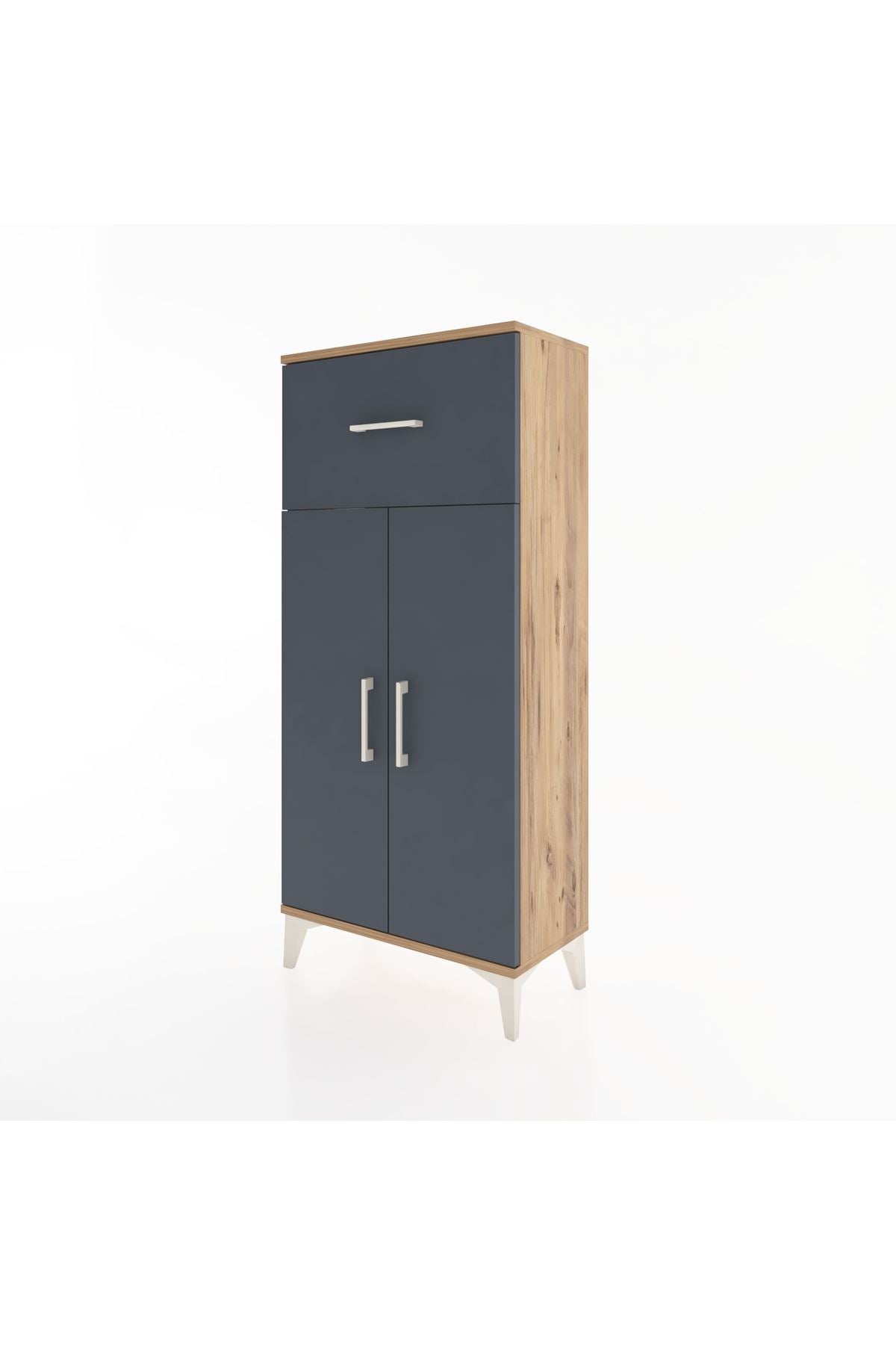 Hyperion Dolap 2 Raflı Tek Çekmeceli 2 Kapaklı 60x44x134 - S50M062V8B