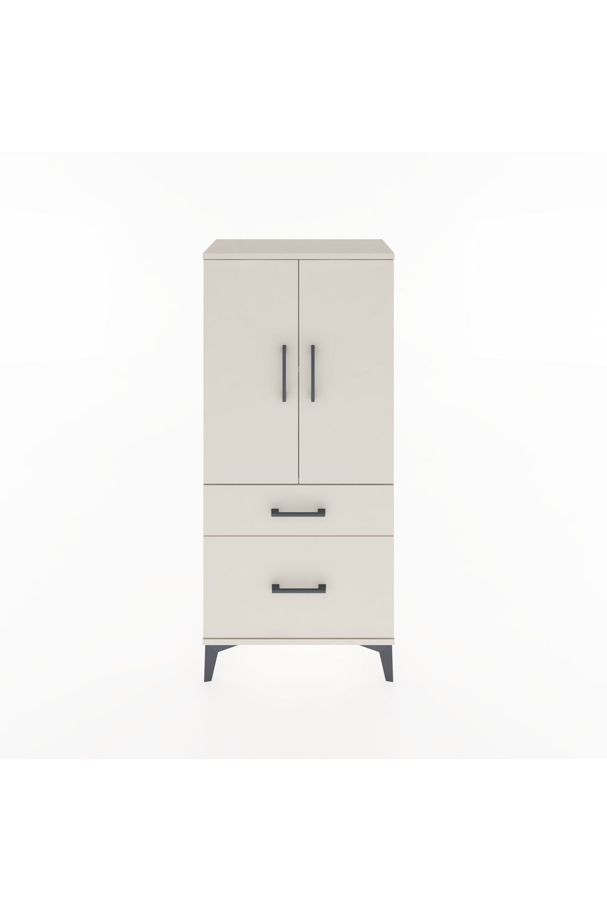 Hyperion Dolap 2 Raflı 2 Çekmeceli 2 Kapaklı 60x44x134 - S50M063V1B