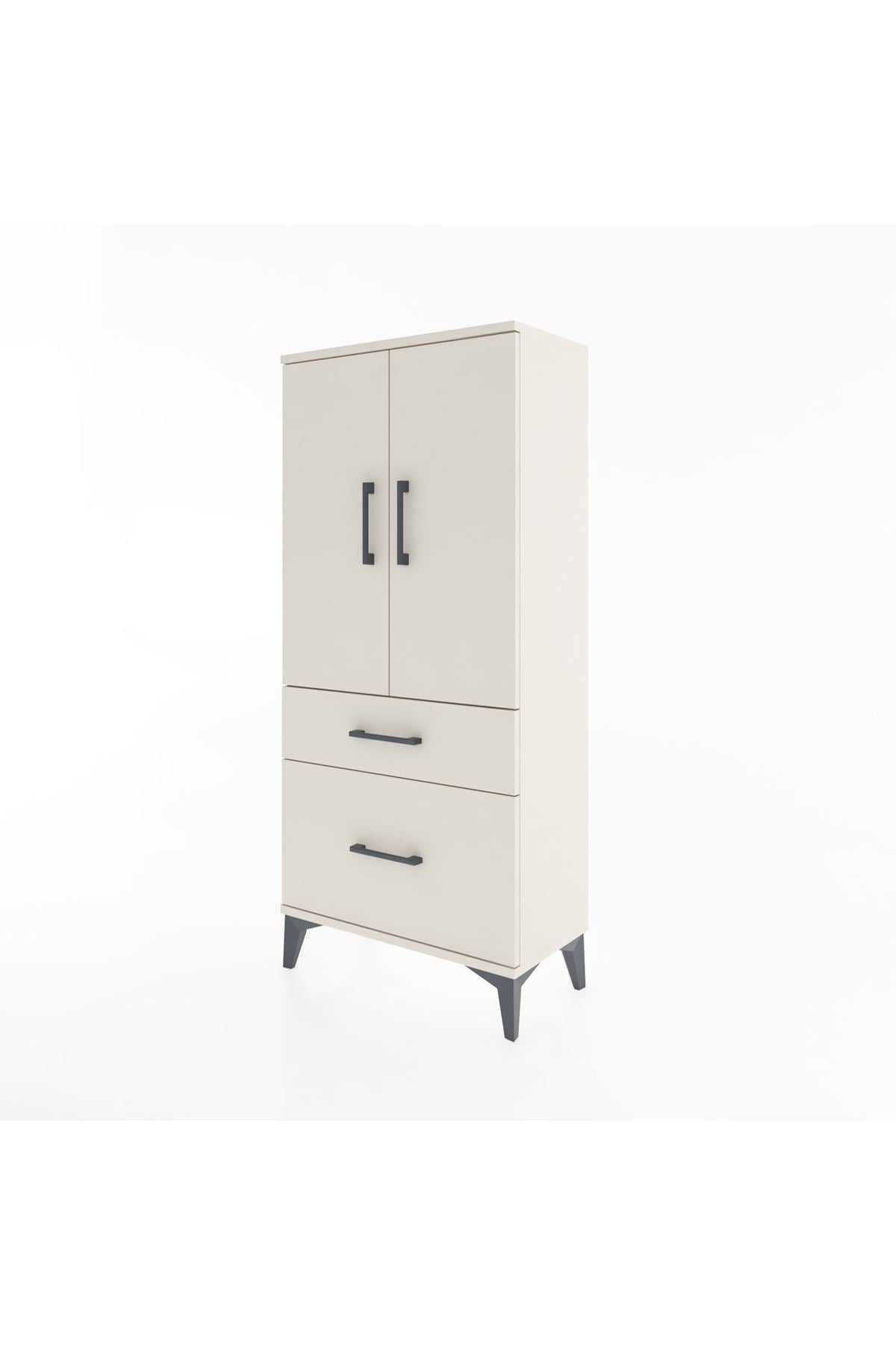 Hyperion Dolap 2 Raflı 2 Çekmeceli 2 Kapaklı 60x44x134 - S50M063V1B