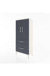 Hyperion Dolap 2 Raflı 2 Çekmeceli 2 Kapaklı 60x44x134 - S50M063V2B