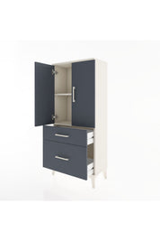 Hyperion Dolap 2 Raflı 2 Çekmeceli 2 Kapaklı 60x44x134 - S50M063V2B