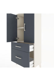 Hyperion Dolap 2 Raflı 2 Çekmeceli 2 Kapaklı 60x44x134 - S50M063V2B