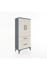 Hyperion Dolap 2 Raflı 2 Çekmeceli 2 Kapaklı 60x44x134 - S50M063V4B