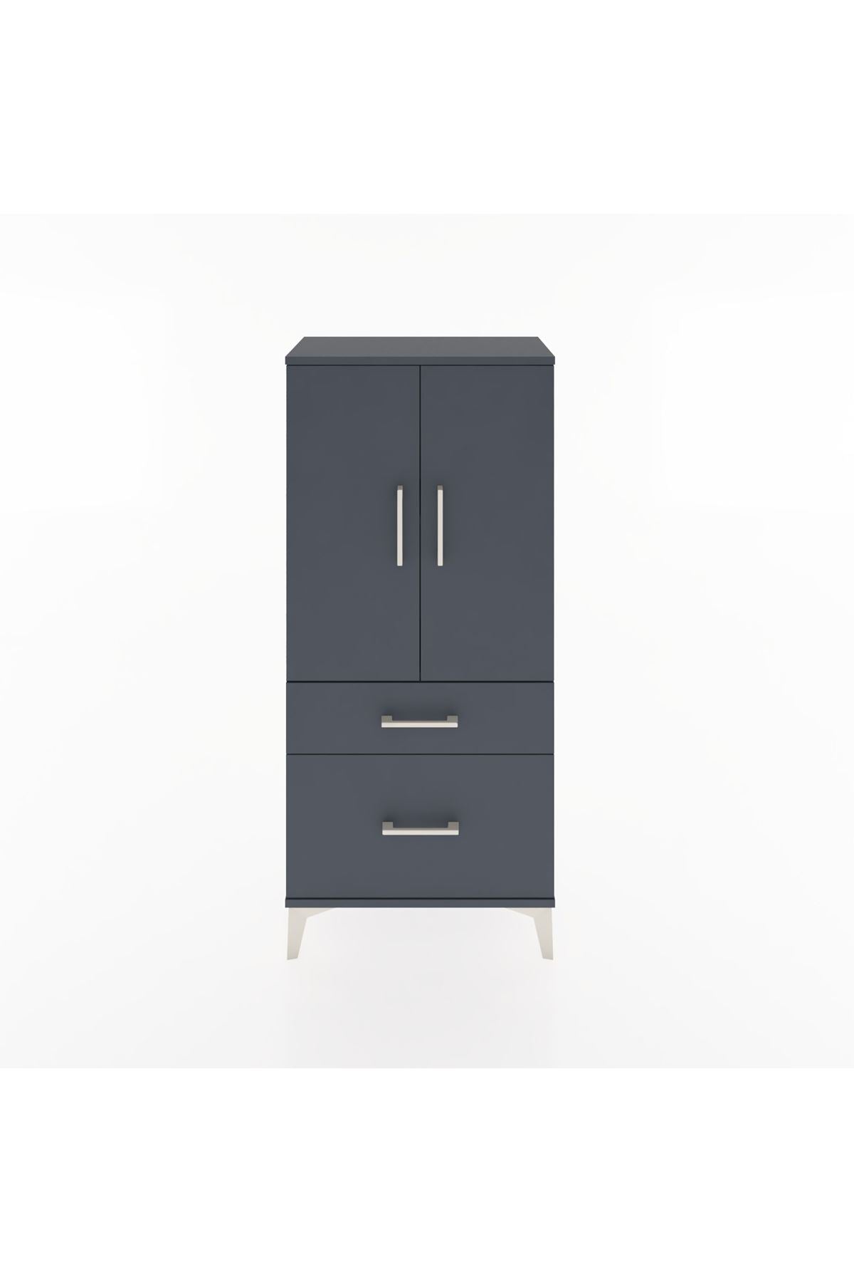 Hyperion Dolap 2 Raflı 2 Çekmeceli 2 Kapaklı 60x44x134 - S50M063V5B