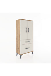 Hyperion Dolap 2 Raflı 2 Çekmeceli 2 Kapaklı 60x44x134 - S50M063V7B
