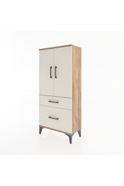 Hyperion Dolap 2 Raflı 2 Çekmeceli 2 Kapaklı 60x44x134 - S50M063V7B