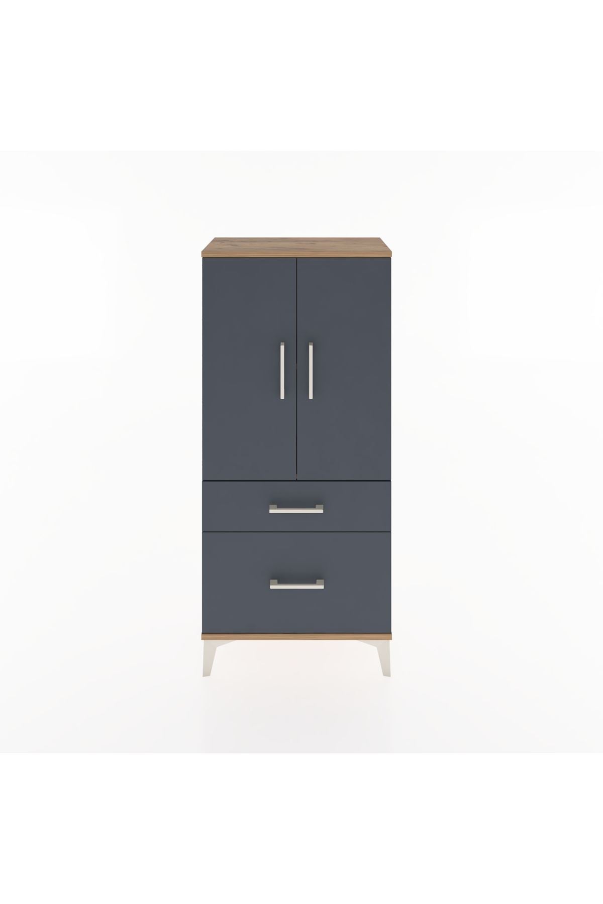 Hyperion Dolap 2 Raflı 2 Çekmeceli 2 Kapaklı 60x44x134 - S50M063V8B