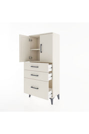 Hyperion Dolap 2 Raflı 3 Çekmeceli 2 Kapaklı 60x44x134 - S50M064V1B