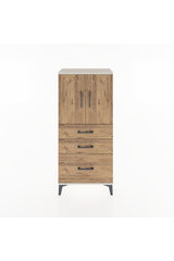 Hyperion Dolap 2 Raflı 3 Çekmeceli 2 Kapaklı 60x44x134