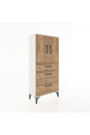 Hyperion Dolap 2 Raflı 3 Çekmeceli 2 Kapaklı 60x44x134 - S50M064V3B