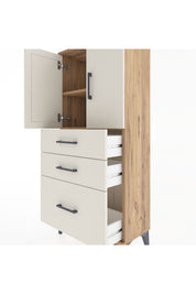 Hyperion Dolap 2 Raflı 3 Çekmeceli 2 Kapaklı 60x44x134 - S50M064V7B