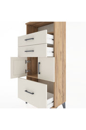 Hyperion Dolap 2 Raflı 3 Çekmeceli 2 Kapaklı 60x44x134 - S50M065V7B