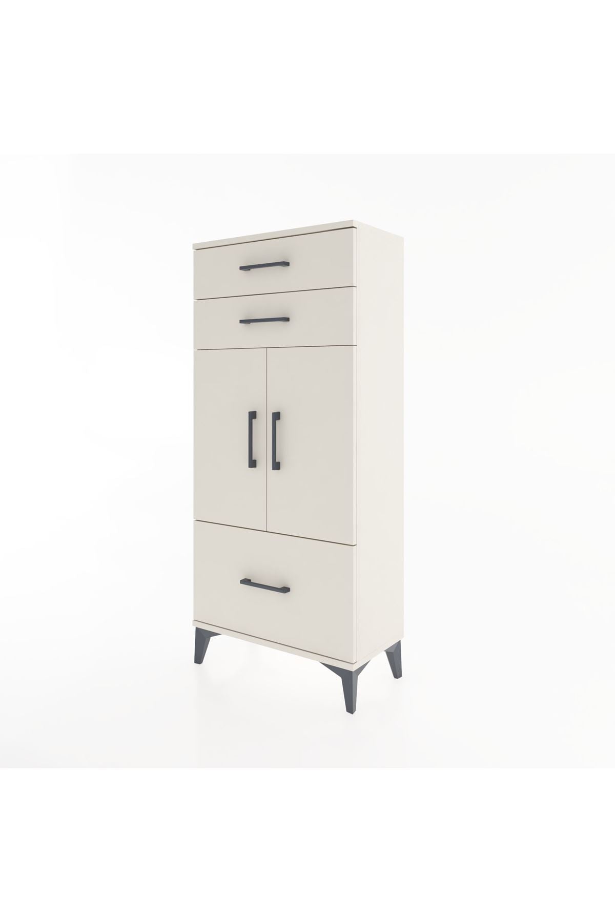 Hyperion Dolap 2 Raflı 3 Çekmeceli 2 Kapaklı 60x44x134 - S50M066V1B