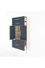 Hyperion Dolap 2 Raflı 3 Çekmeceli 2 Kapaklı 60x44x134 - S50M066V2B
