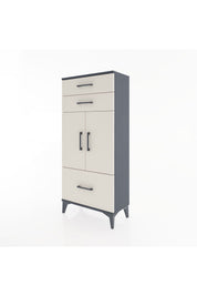 Hyperion Dolap 2 Raflı 3 Çekmeceli 2 Kapaklı 60x44x134 - S50M066V4B