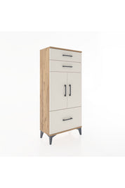 Hyperion Dolap 2 Raflı 3 Çekmeceli 2 Kapaklı 60x44x134 - S50M066V7B