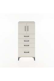 Hyperion Dolap Tek Raflı 4 Çekmeceli 2 Kapaklı 60x44x134 - S50M067V1B