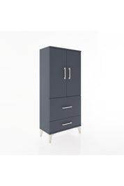 Hyperion Dolap Tek Raflı 2 Çekmeceli 2 Kapaklı 60x44x134 - S50M069V5B