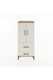 Hyperion Dolap Tek Raflı 2 Çekmeceli 2 Kapaklı 60x44x134 - S50M069V7B