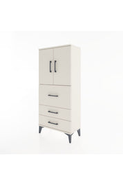 Hyperion Dolap Tek Raflı 3 Çekmeceli 2 Kapaklı 60x44x134 - S50M070V1B