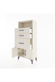 Hyperion Dolap Tek Raflı 3 Çekmeceli 2 Kapaklı 60x44x134 - S50M071V1B