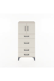 Hyperion Dolap Tek Raflı 4 Çekmeceli 2 Kapaklı 60x44x134 - S50M073V1B