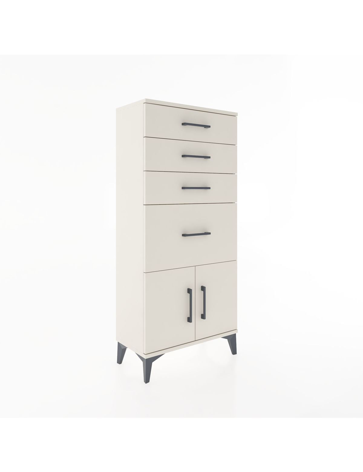Hyperion Dolap 4 Çekmeceli 2 Kapaklı 60x44x134 - S50M075V1B