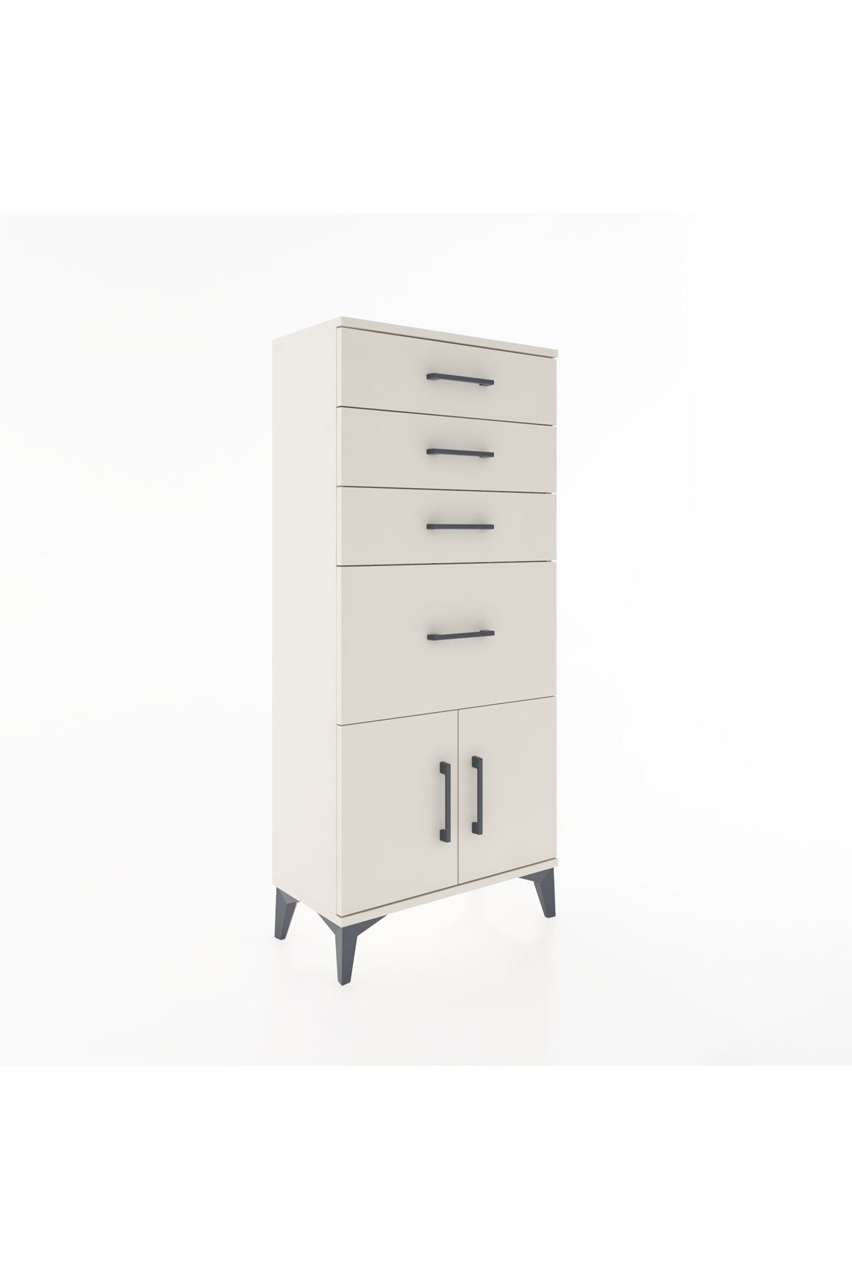 Hyperion Dolap 4 Çekmeceli 2 Kapaklı 60x44x134 - S50M075V1B