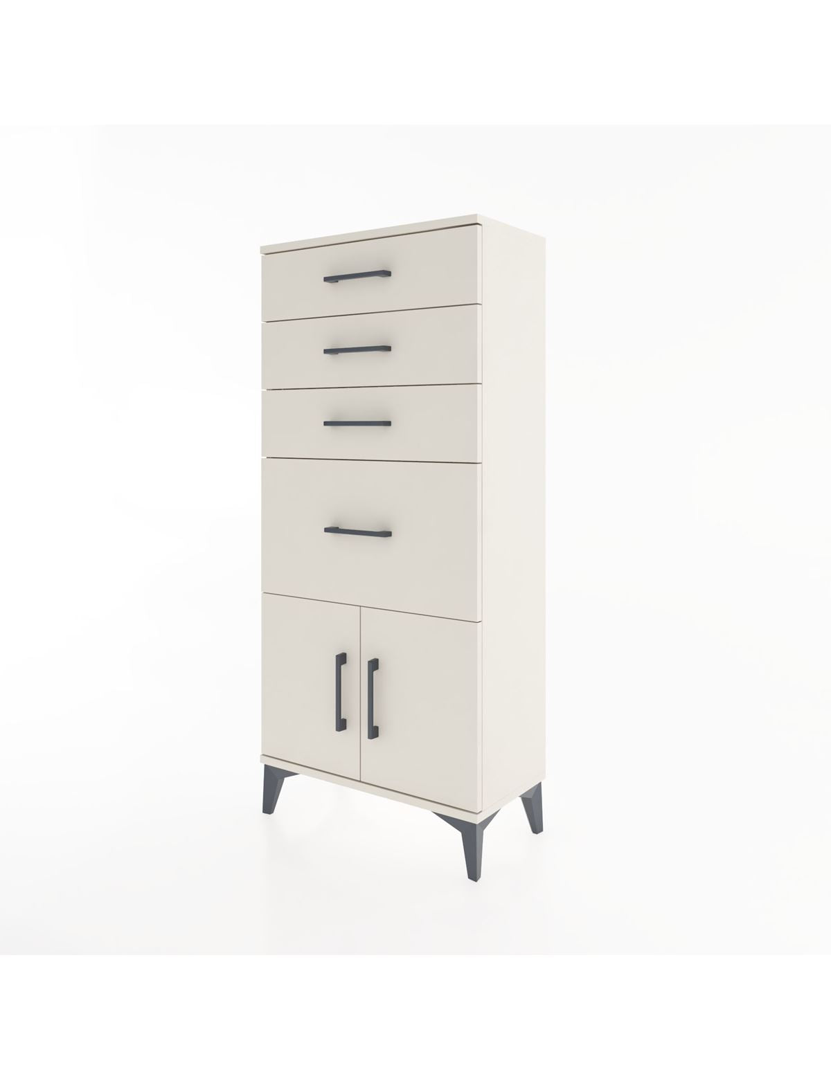 Hyperion Dolap 4 Çekmeceli 2 Kapaklı 60x44x134 - S50M075V1B