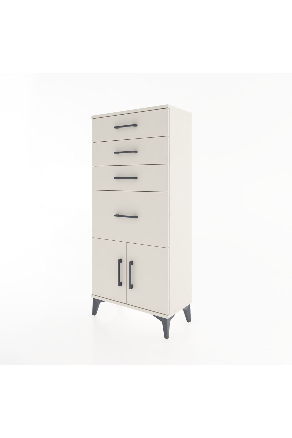 Hyperion Dolap 4 Çekmeceli 2 Kapaklı 60x44x134 - S50M075V1B