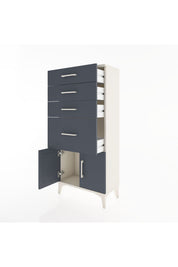 Hyperion Dolap 4 Çekmeceli 2 Kapaklı 60x44x134 - S50M075V2B