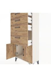 Hyperion Dolap 4 Çekmeceli 2 Kapaklı 60x44x134 - S50M075V3B