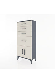 Hyperion Dolap 4 Çekmeceli 2 Kapaklı 60x44x134 - S50M075V4B