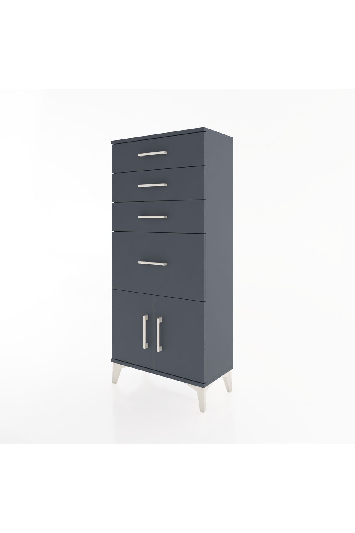 Hyperion Dolap 4 Çekmeceli 2 Kapaklı 60x44x134 - S50M075V5B