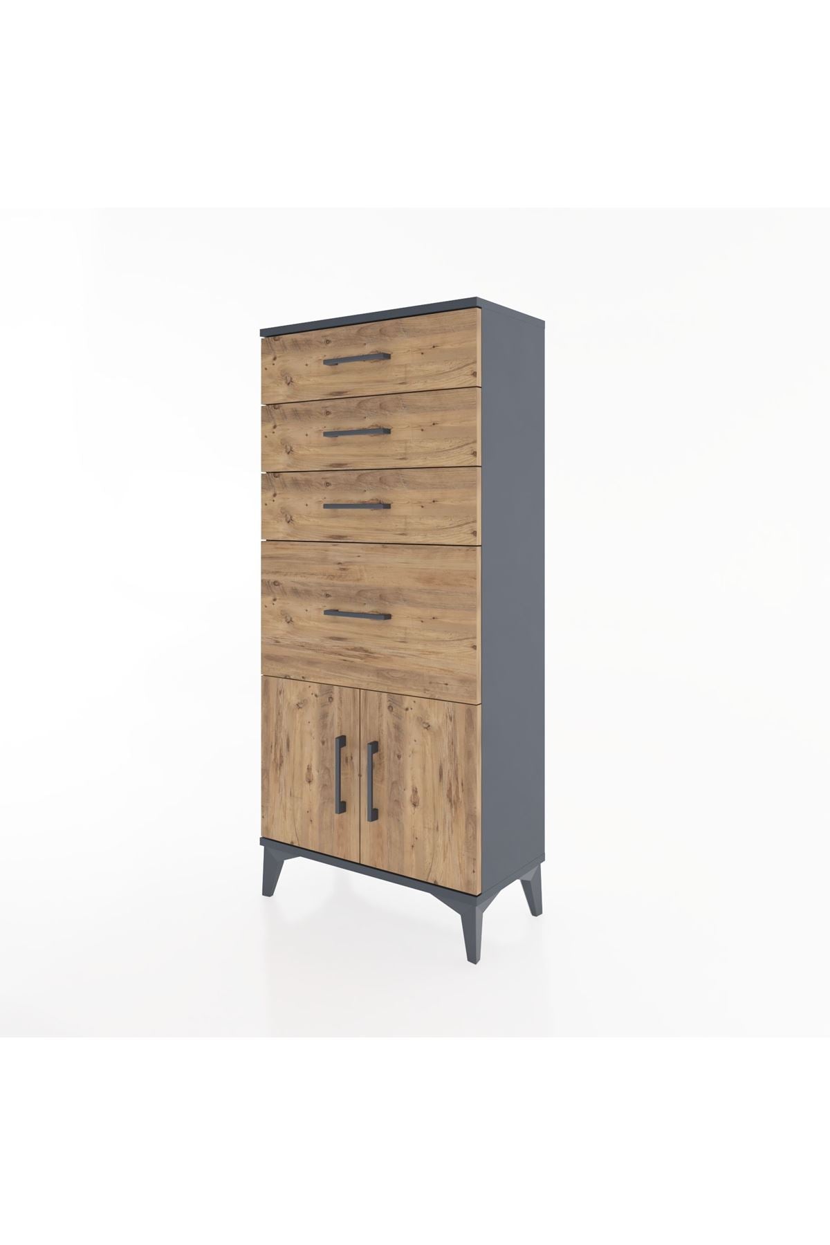 Hyperion Dolap 4 Çekmeceli 2 Kapaklı 60x44x134 - S50M075V6B