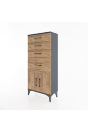 Hyperion Dolap 4 Çekmeceli 2 Kapaklı 60x44x134 - S50M075V6B