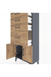 Hyperion Dolap 4 Çekmeceli 2 Kapaklı 60x44x134 - S50M075V6B