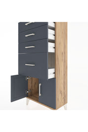 Hyperion Dolap 4 Çekmeceli 2 Kapaklı 60x44x134 - S50M075V8B