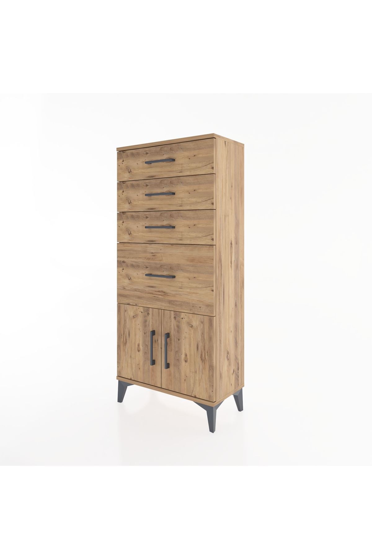 Hyperion Dolap 4 Çekmeceli 2 Kapaklı 60x44x134 - S50M075V9B