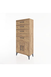 Hyperion Dolap 4 Çekmeceli 2 Kapaklı 60x44x134 - S50M075V9B