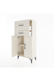 Hyperion Dolap Tek Raflı 2 Çekmeceli 2 Kapaklı 60x44x134 - S50M076V1B