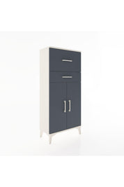 Hyperion Dolap Tek Raflı 2 Çekmeceli 2 Kapaklı 60x44x134 - S50M076V2B