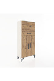 Hyperion Dolap Tek Raflı 2 Çekmeceli 2 Kapaklı 60x44x134 - S50M076V3B