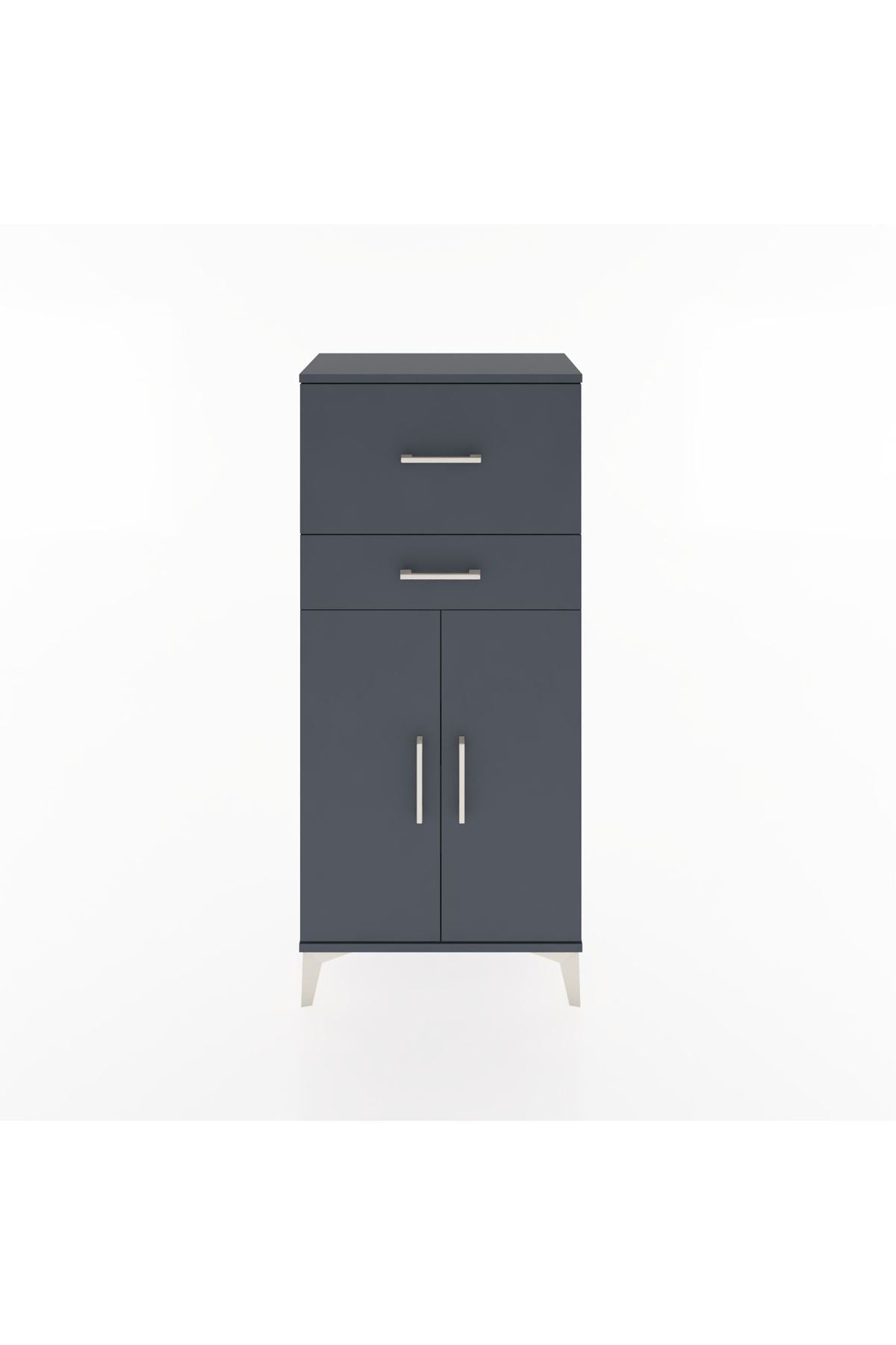 Hyperion Dolap Tek Raflı 2 Çekmeceli 2 Kapaklı 60x44x134 - S50M076V5B